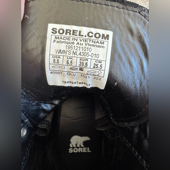 Sorel | Brex Lace up Boot Black Women 8.5 - Picture 9 of 11